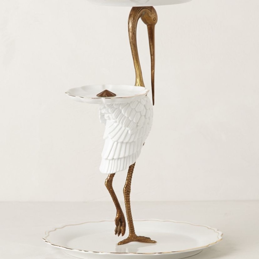 ISO: Anthropologie Tiered Crane Sculpture